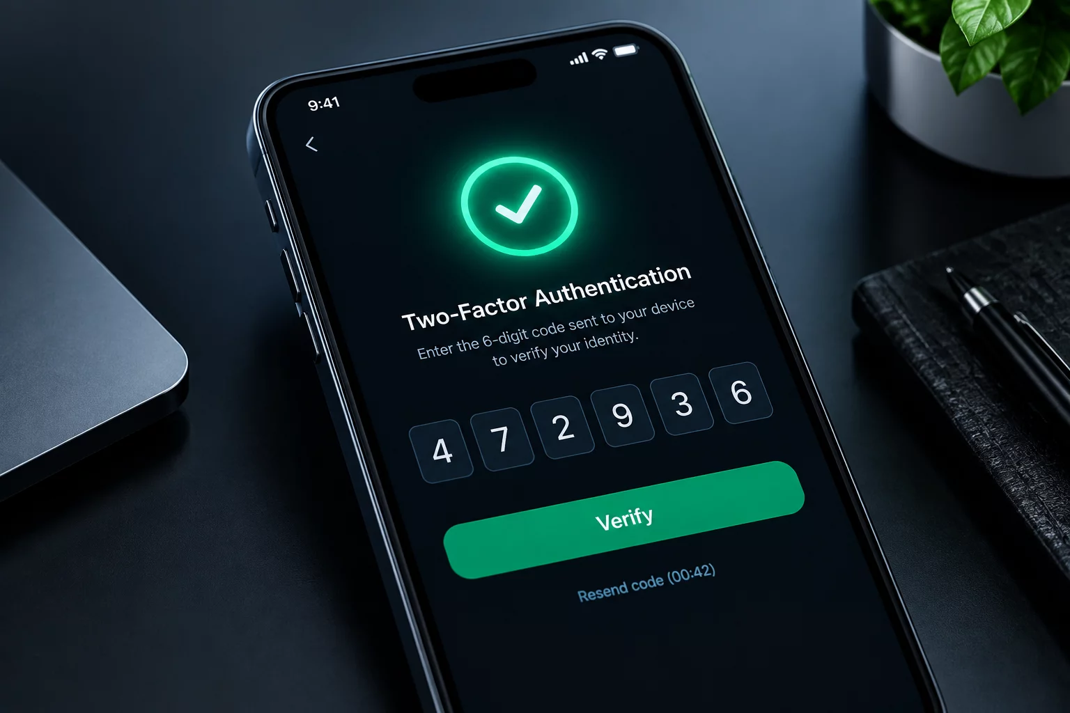 Complete Two-Factor Verification & Confirm